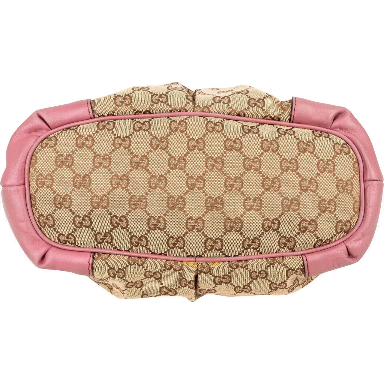 Gucci Gucci Monogram GG Canvas Sukey Handbag Beige