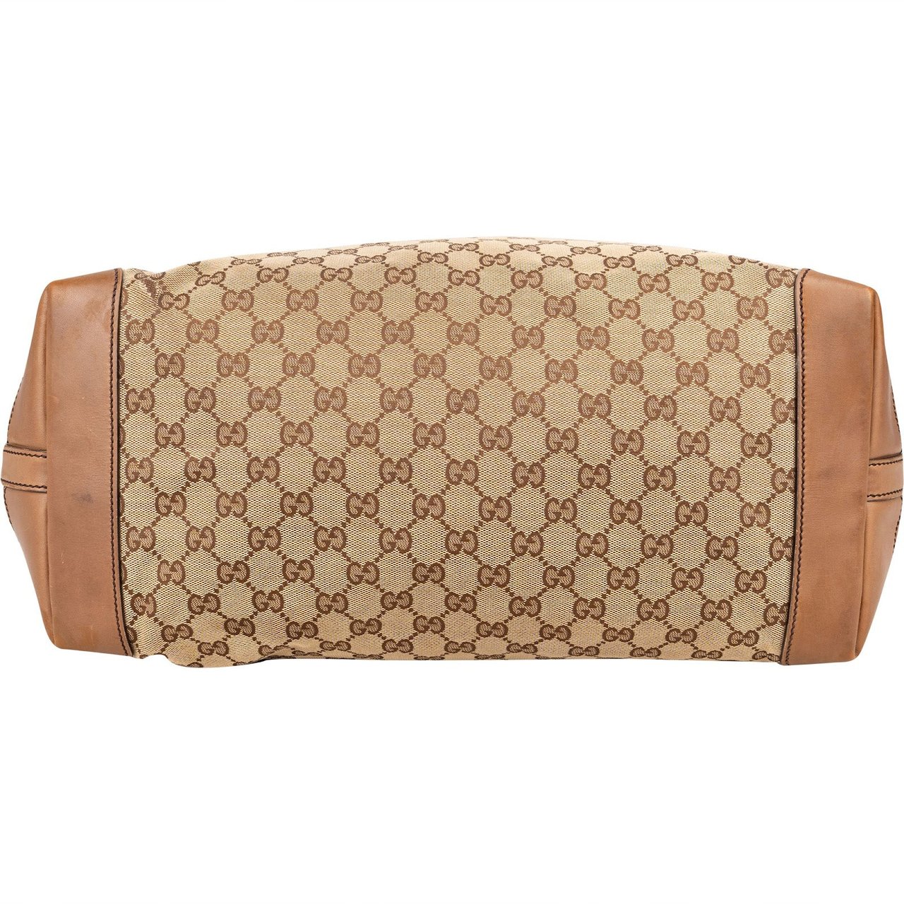 Gucci Gucci Monogram GG Canvas Joy Tote Shoulder Bag Beige