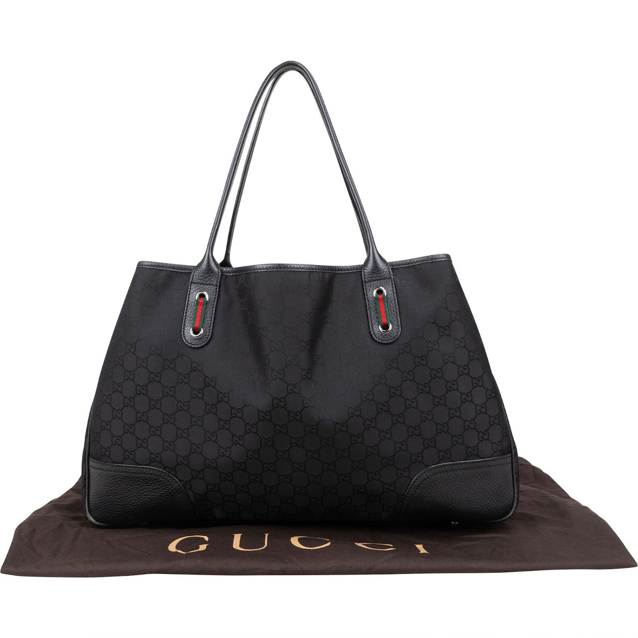 Gucci Gucci Monogram GG Princy Shoulder Bag Zwart