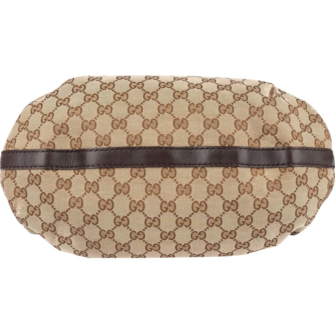 Gucci Gucci Monogram GG Studded Pelham Handbag Beige