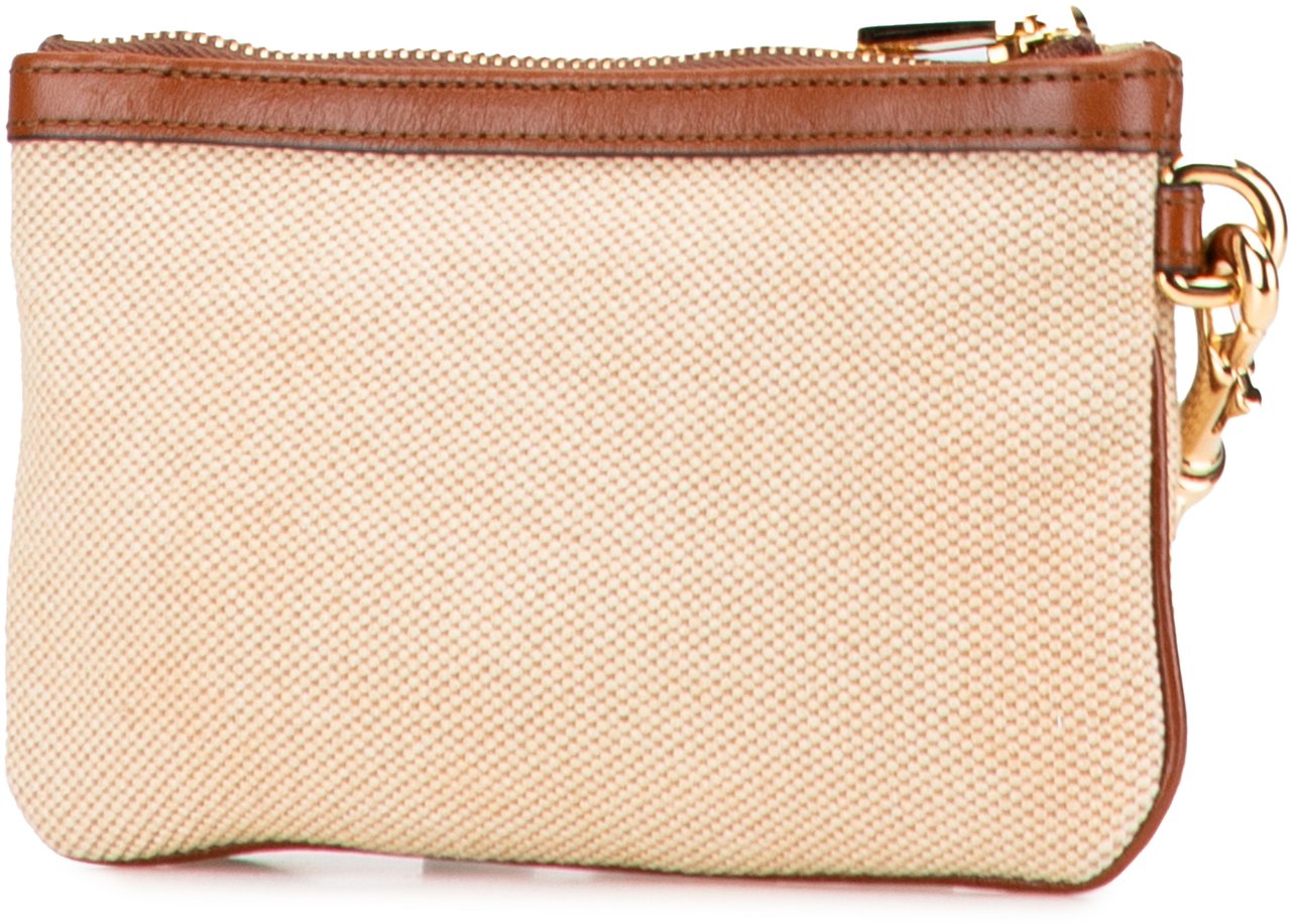 Gucci Canvas Ophidia Pouch Bruin