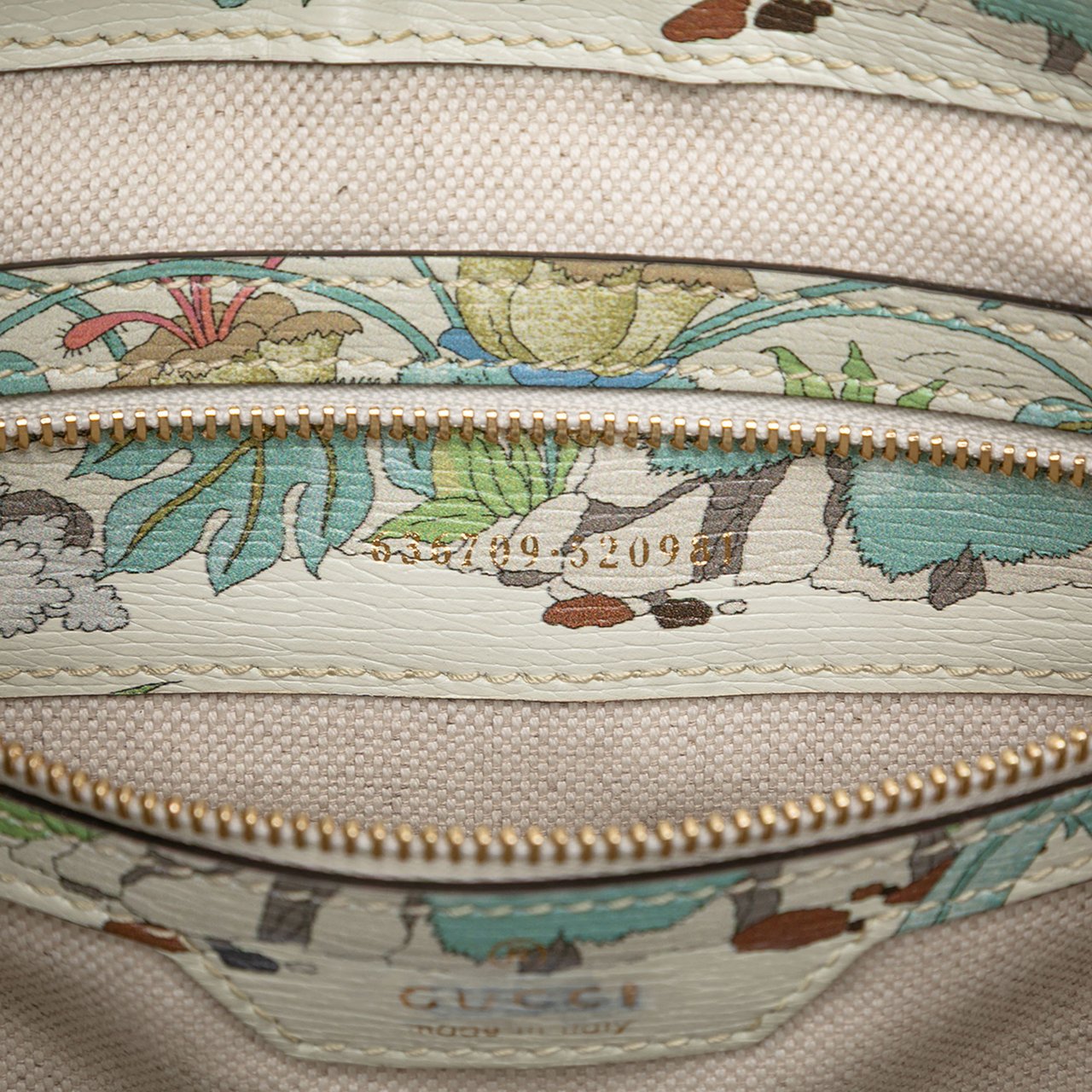 Gucci Small Calfskin Tiger Jackie 1961 Crossbody Blauw