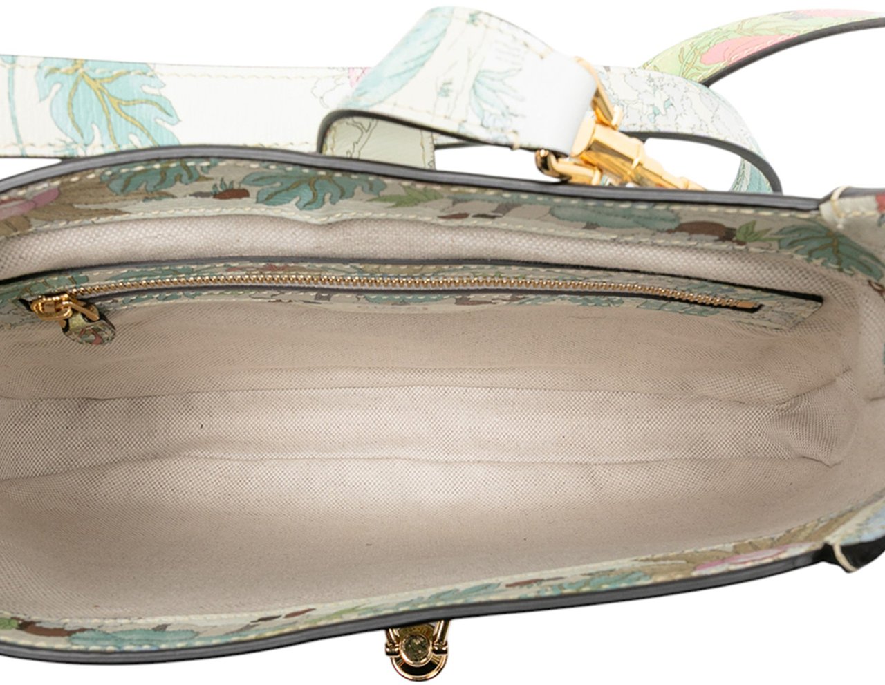 Gucci Small Calfskin Tiger Jackie 1961 Crossbody Blauw