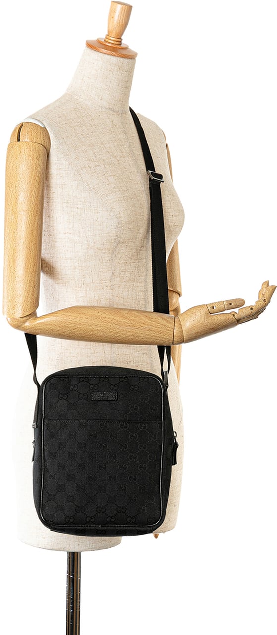 Gucci GG Canvas Crossbody Zwart