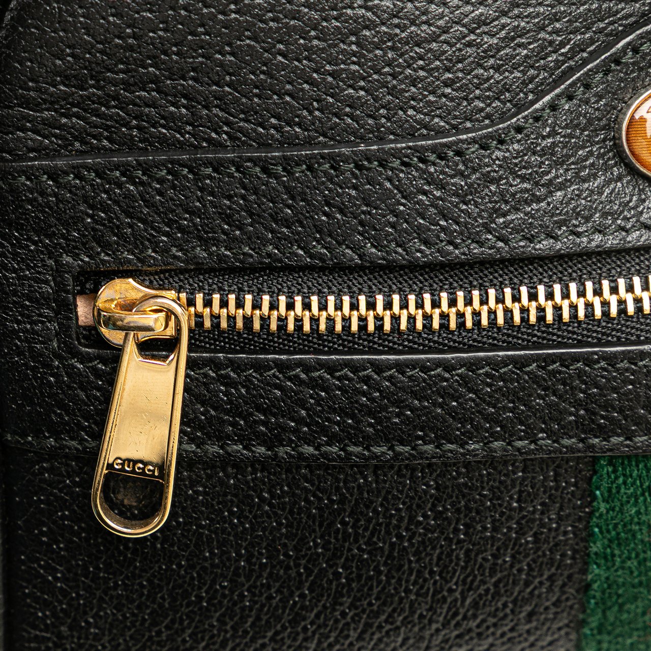 Gucci Mini Leather Ophidia Crossbody Zwart