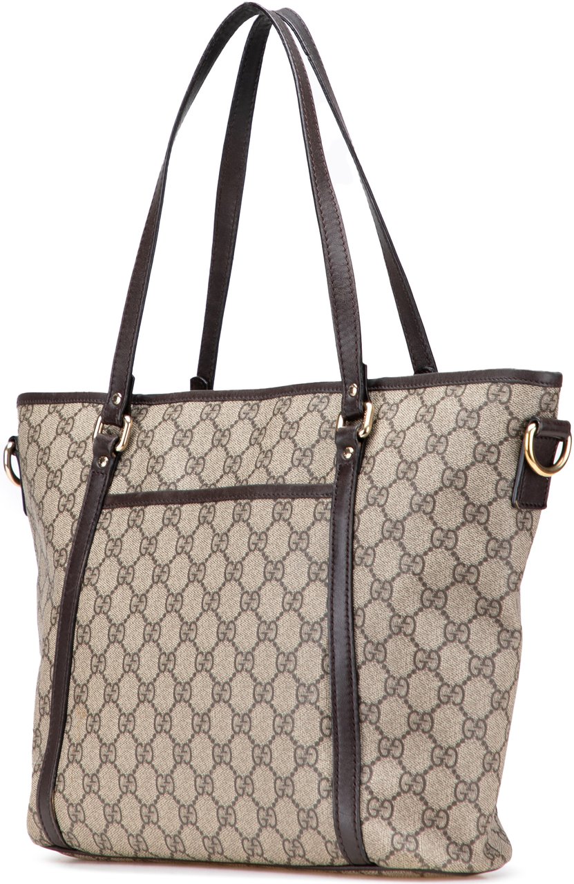 Gucci GG Supreme Joy Convertible Tote Bruin