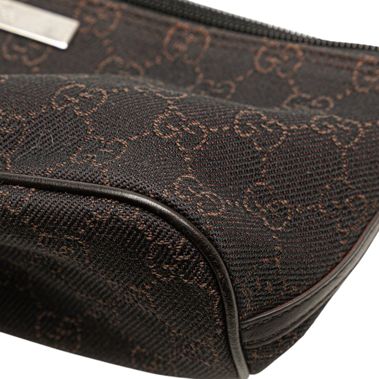 Gucci GG Denim Boat Bruin
