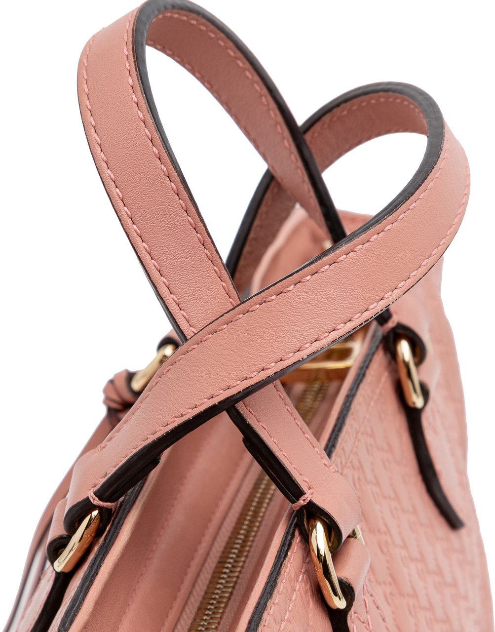 Gucci Small Microguccissima Bree Satchel Roze
