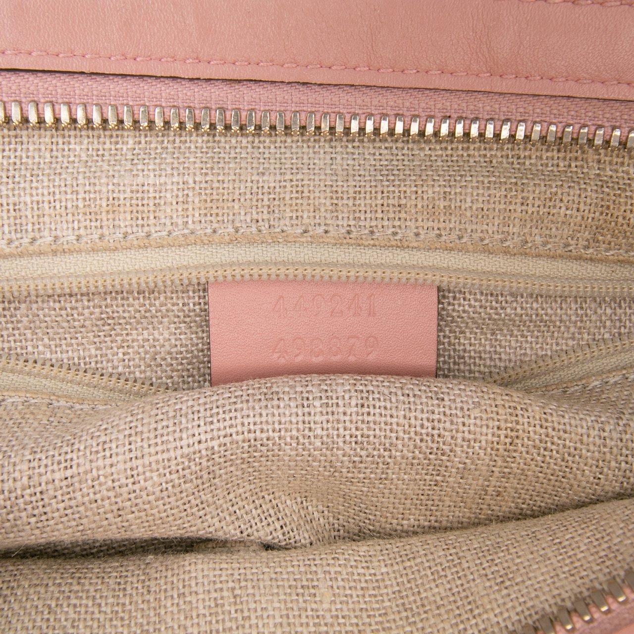 Gucci Small Microguccissima Bree Satchel Roze