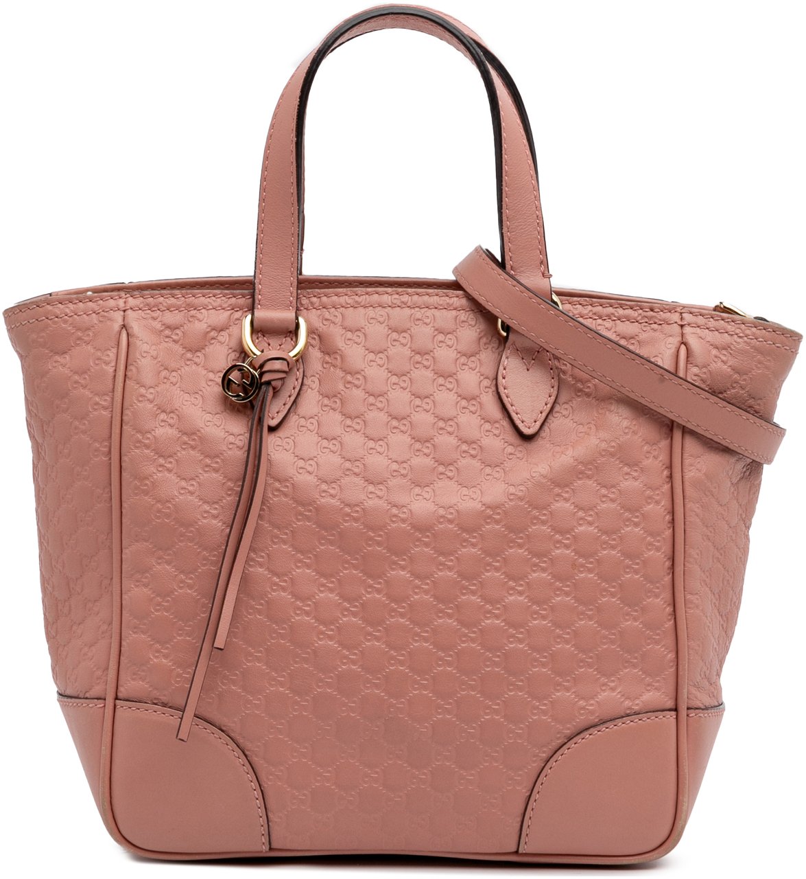 Gucci Small Microguccissima Bree Satchel Roze