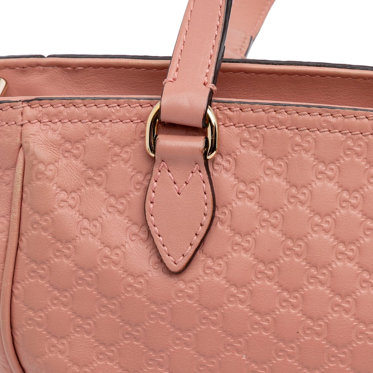 Gucci Small Microguccissima Bree Satchel Roze