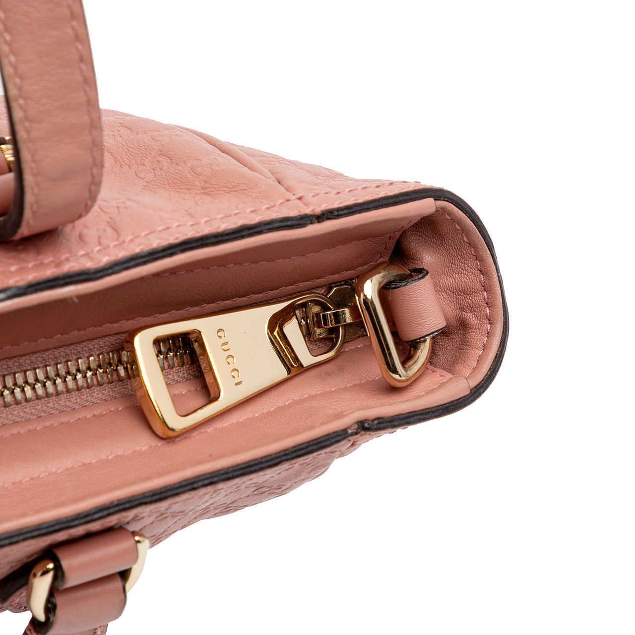 Gucci Small Microguccissima Bree Satchel Roze