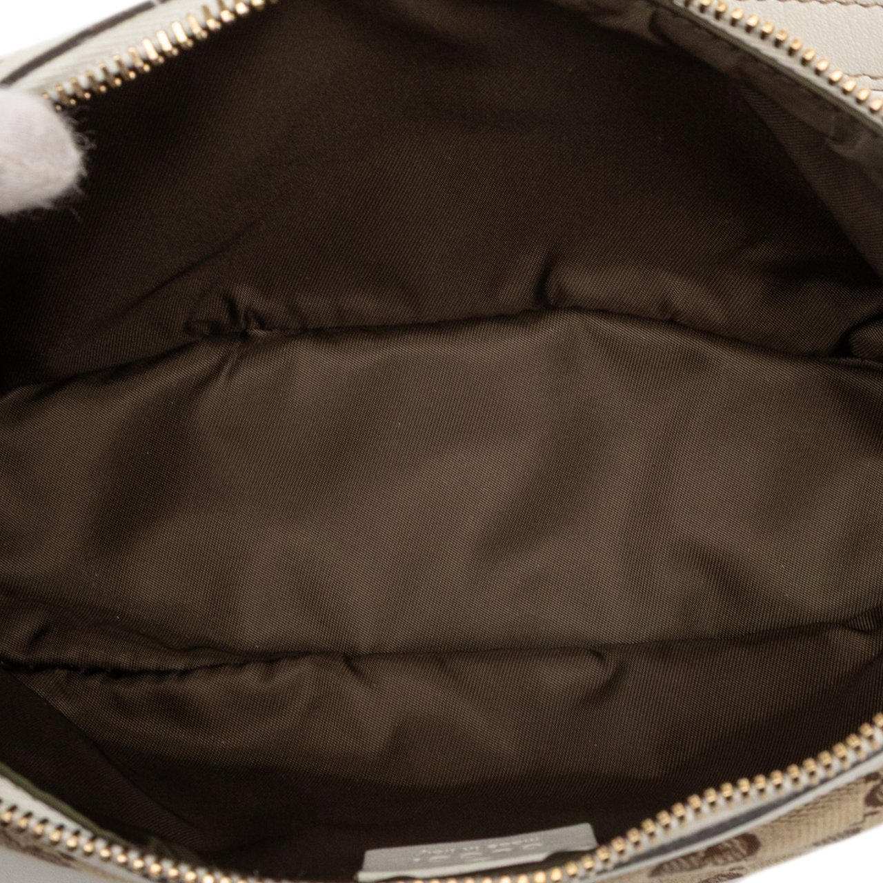 Gucci GG Canvas Web Handbag Bruin