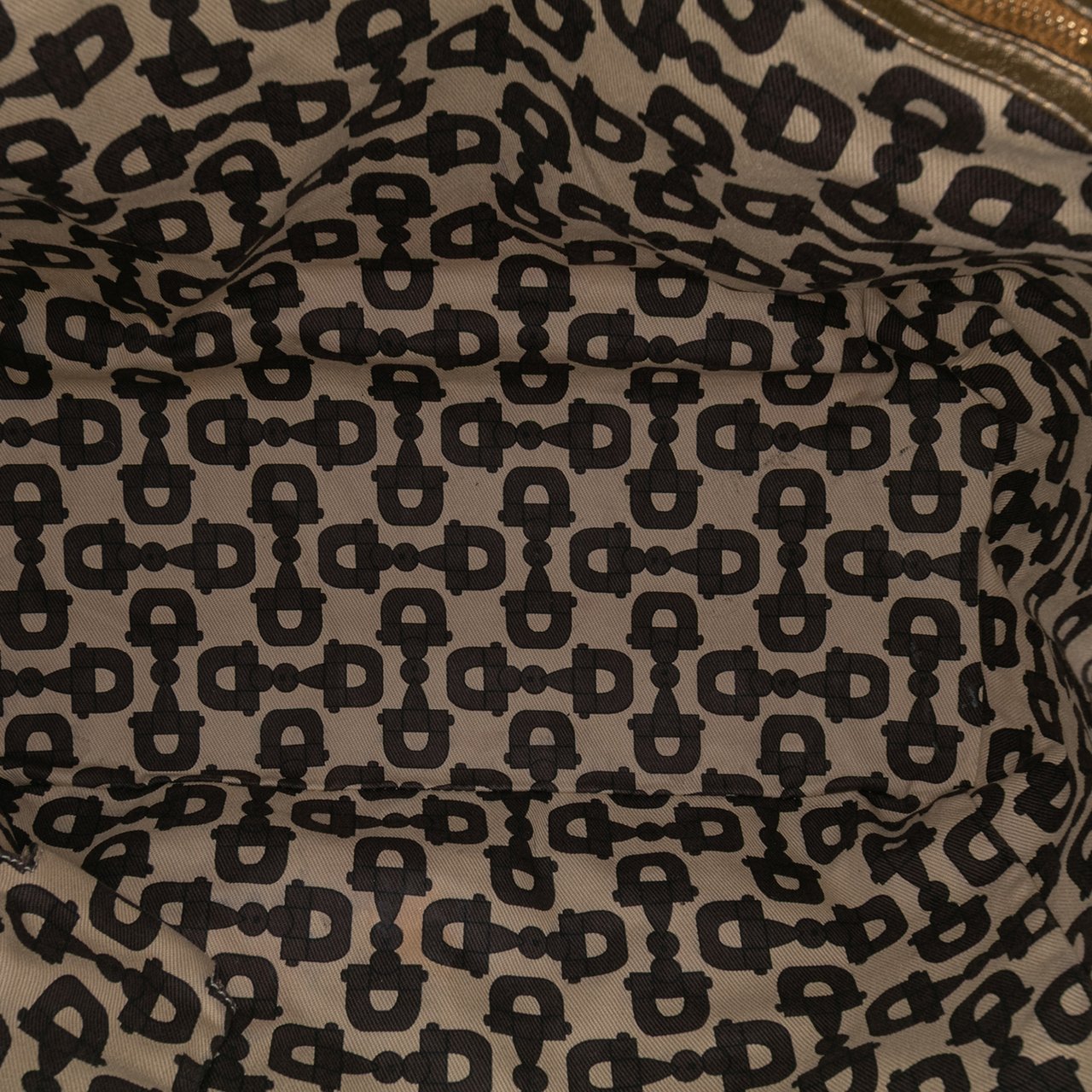 Gucci Large GG Canvas Jolicoeur Tote Bruin