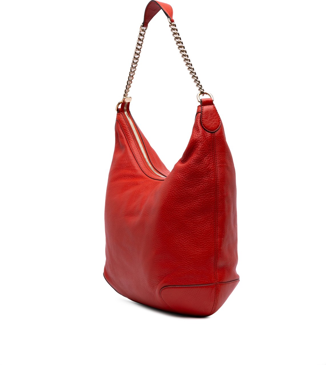 Gucci Medium Leather Soho Shoulder Bag Rood