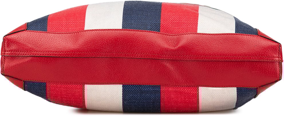 Gucci Canvas Sylvie Baiadera Tote Rood