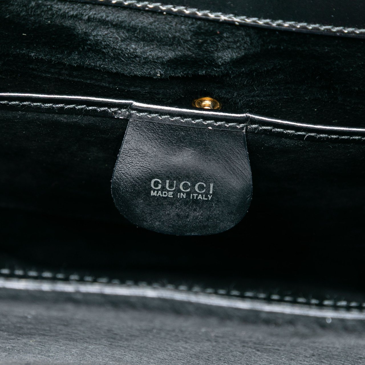 Gucci Pony Hair Shoulder Bag Zwart