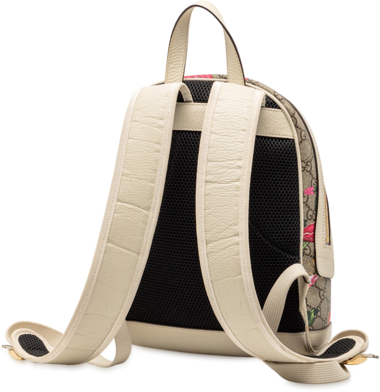 Gucci Small GG Supreme Flora Ophidia Backpack Bruin
