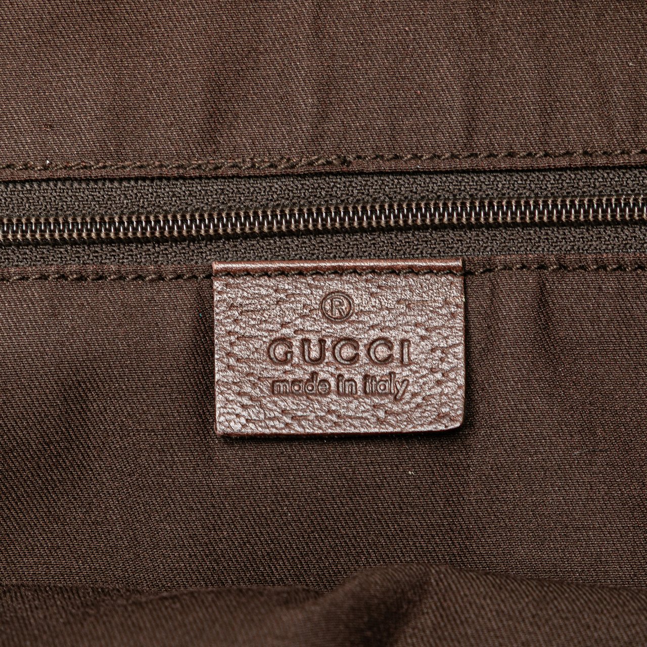 Gucci GG Canvas Abbey D Ring Tote Bruin