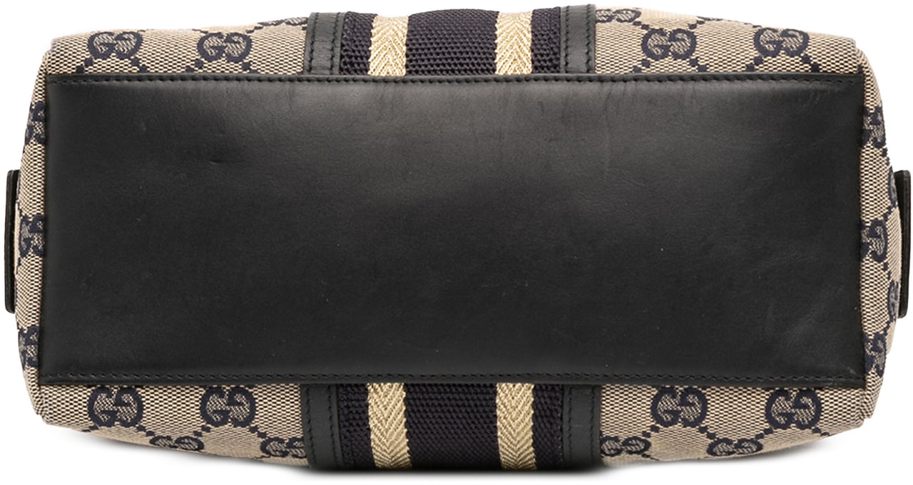 Gucci GG Canvas Web Pouch Bruin