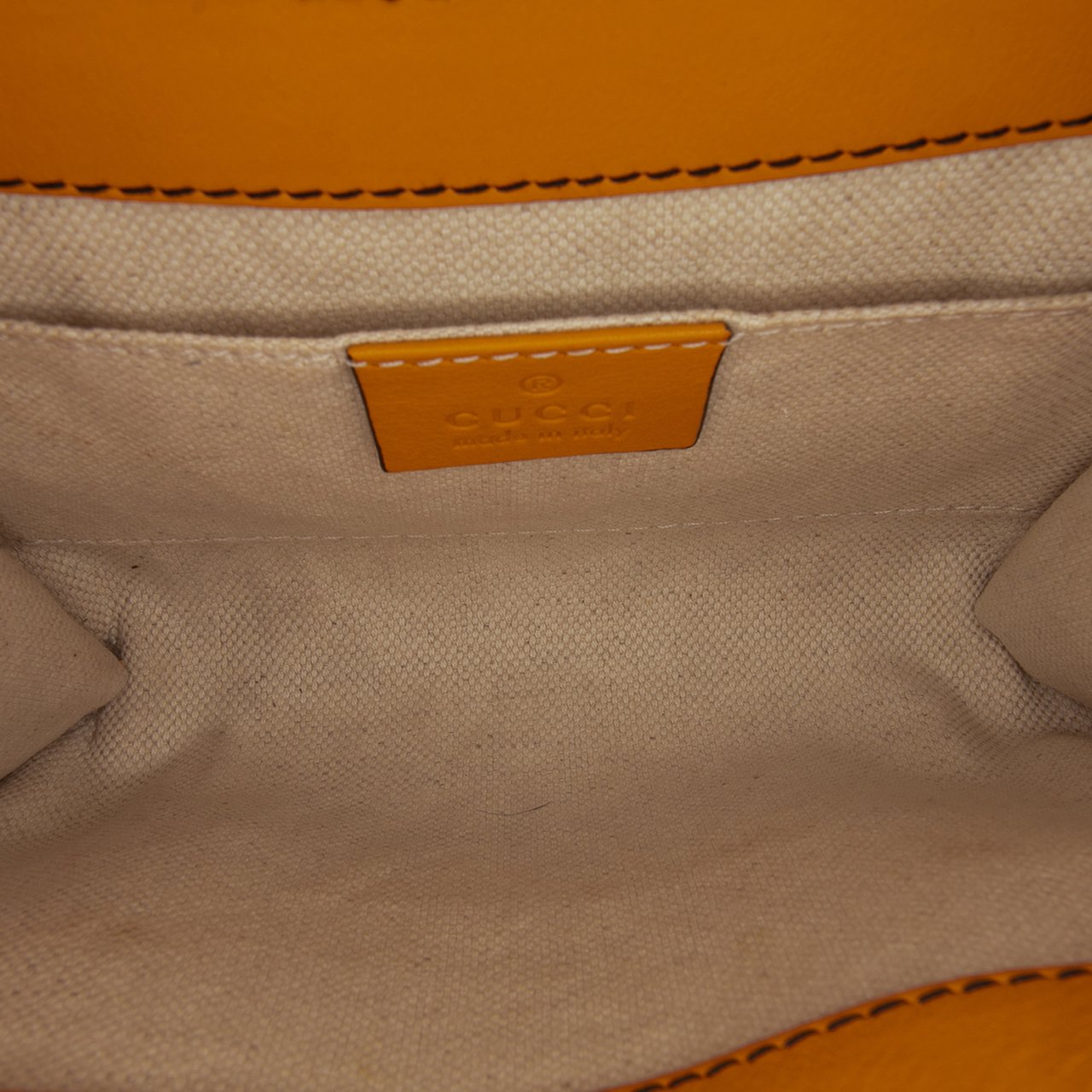 Gucci Mini Guccissima Emily Crossbody Oranje