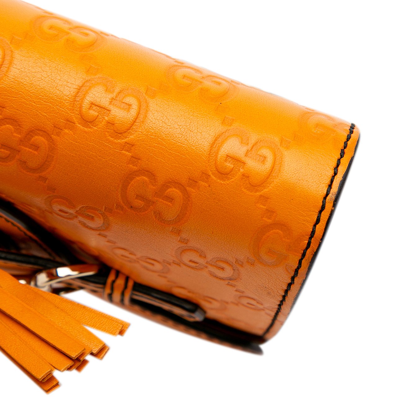 Gucci Mini Guccissima Emily Crossbody Oranje