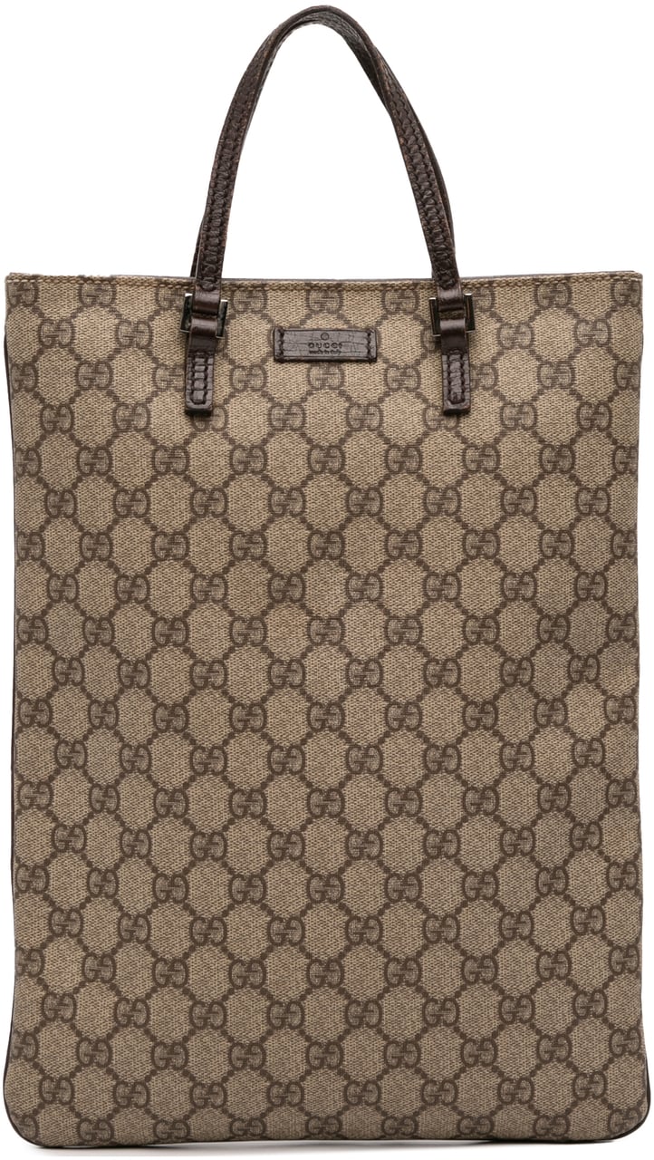 Gucci GG Supreme Tote Bruin
