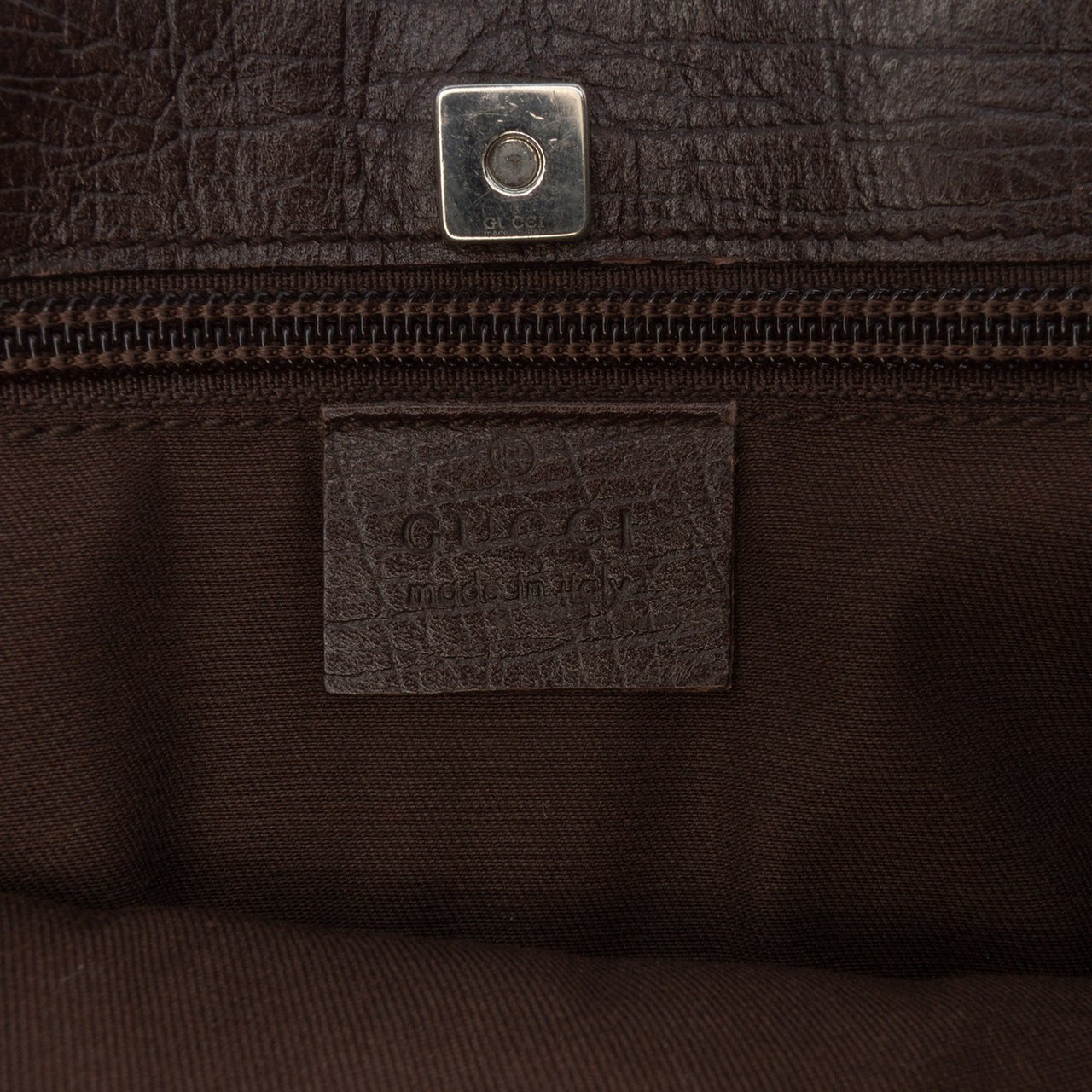 Gucci GG Supreme Tote Bruin
