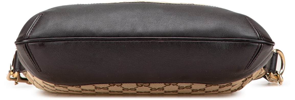 Gucci GG Canvas Shoulder Bag Bruin