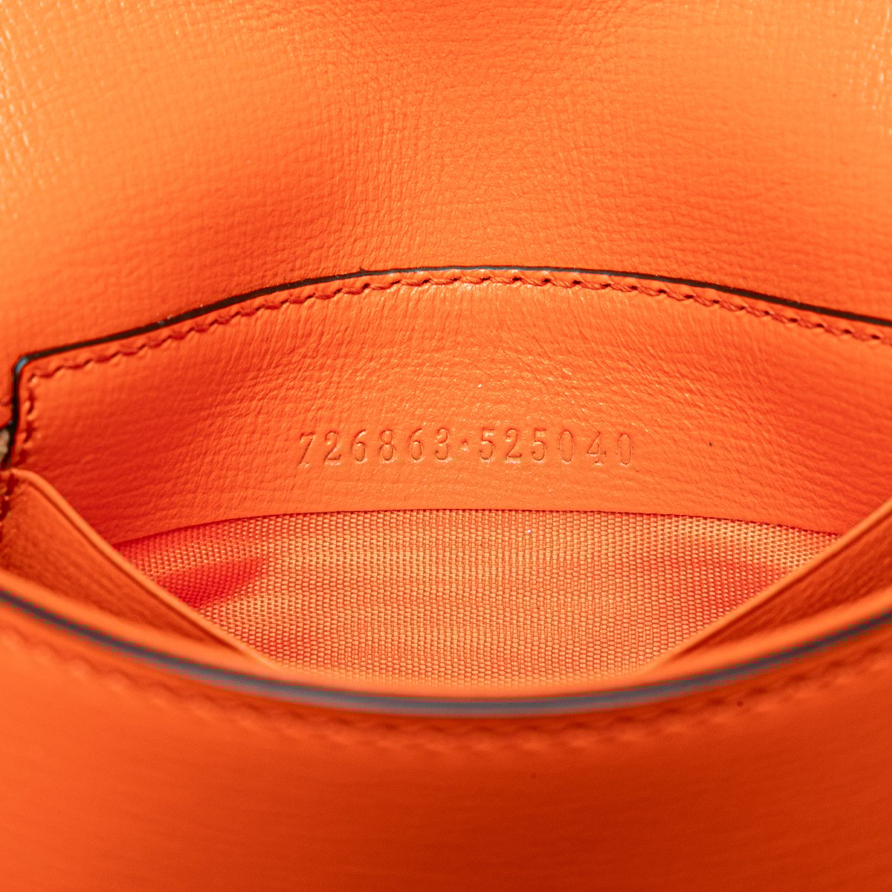Gucci Mini Leather Horsebit 1955 Web Satchel Oranje