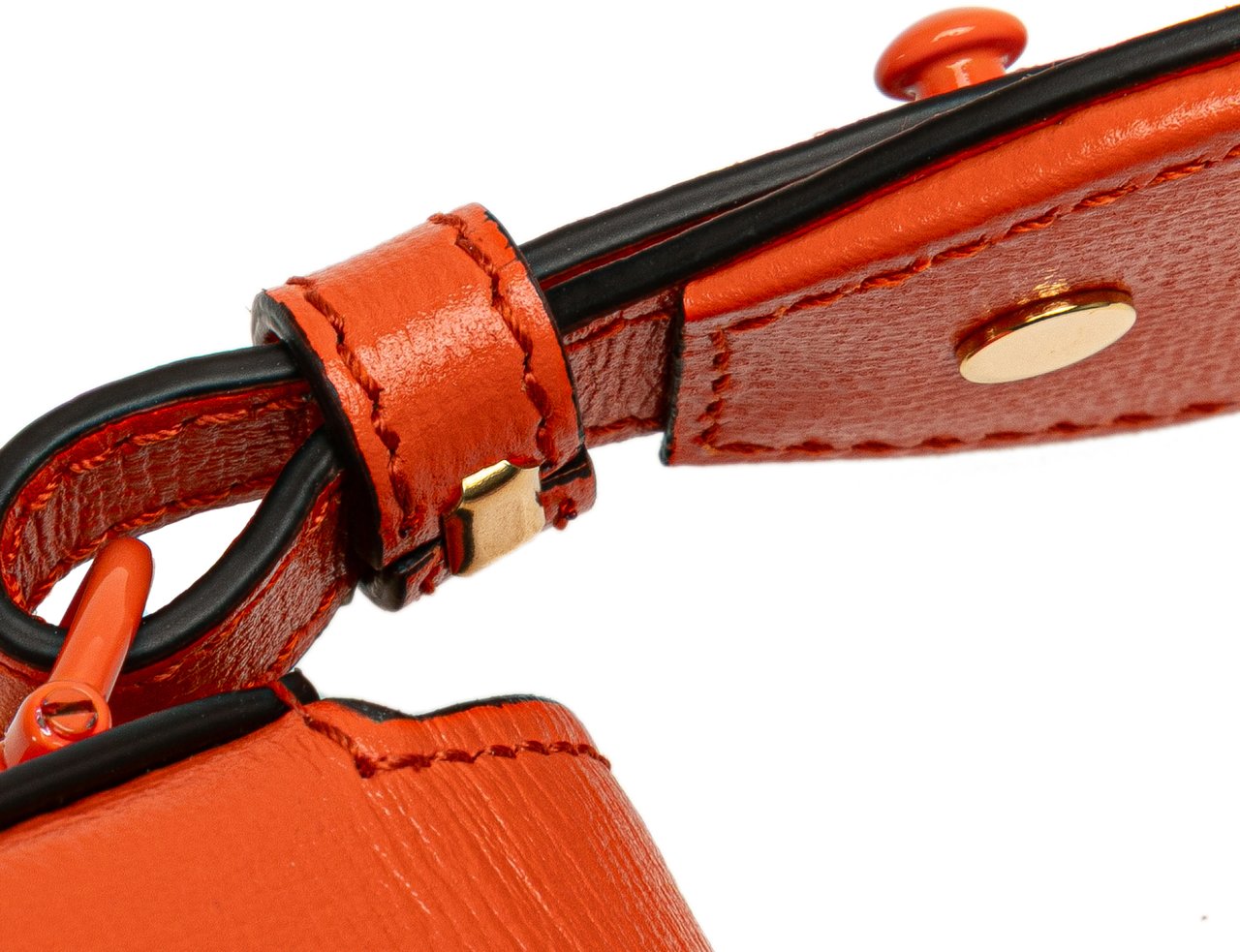 Gucci Mini Leather Horsebit 1955 Web Satchel Oranje