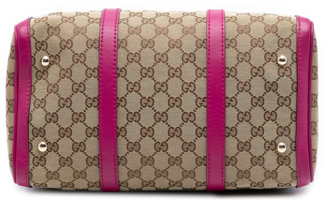 Gucci Medium GG Canvas Joy Boston Bag Bruin