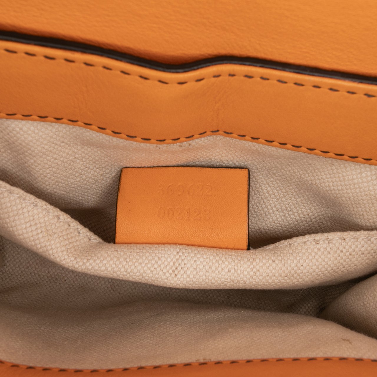 Gucci Mini Guccissima Emily Crossbody Oranje