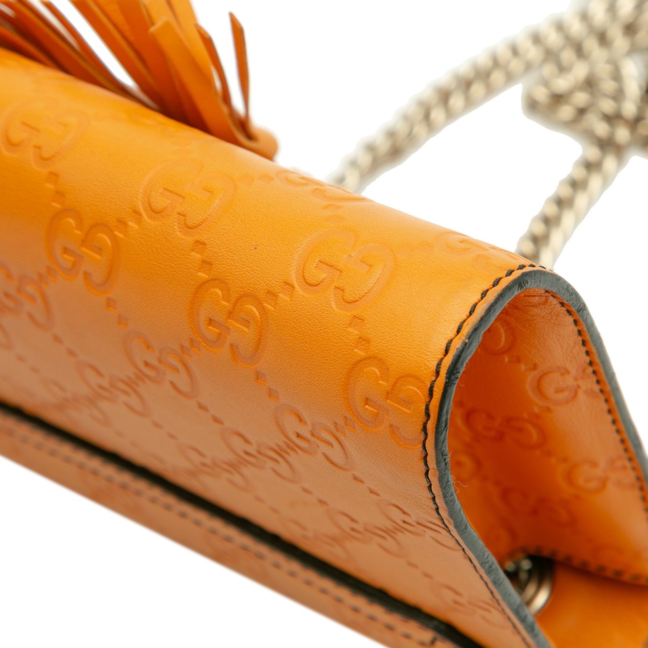 Gucci Mini Guccissima Emily Crossbody Oranje