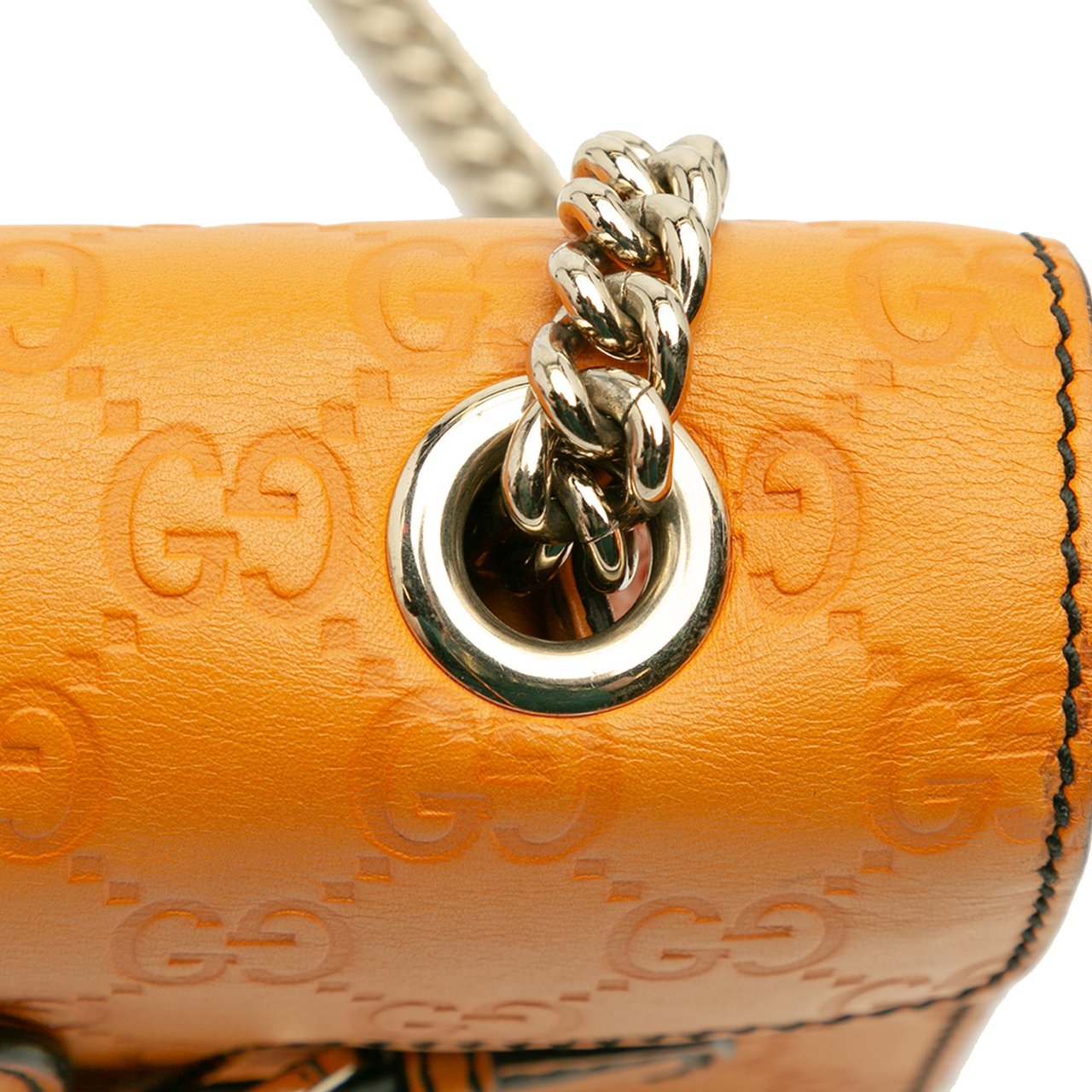 Gucci Mini Guccissima Emily Crossbody Oranje