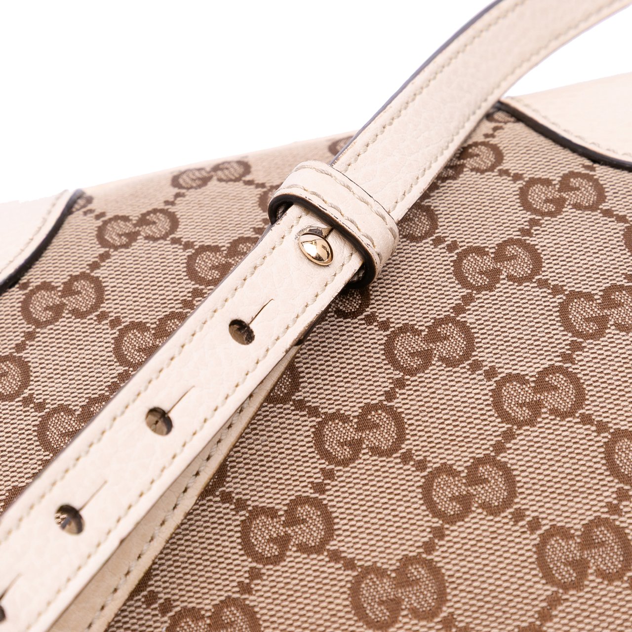 Gucci GG Canvas Bree Crossbody Bruin