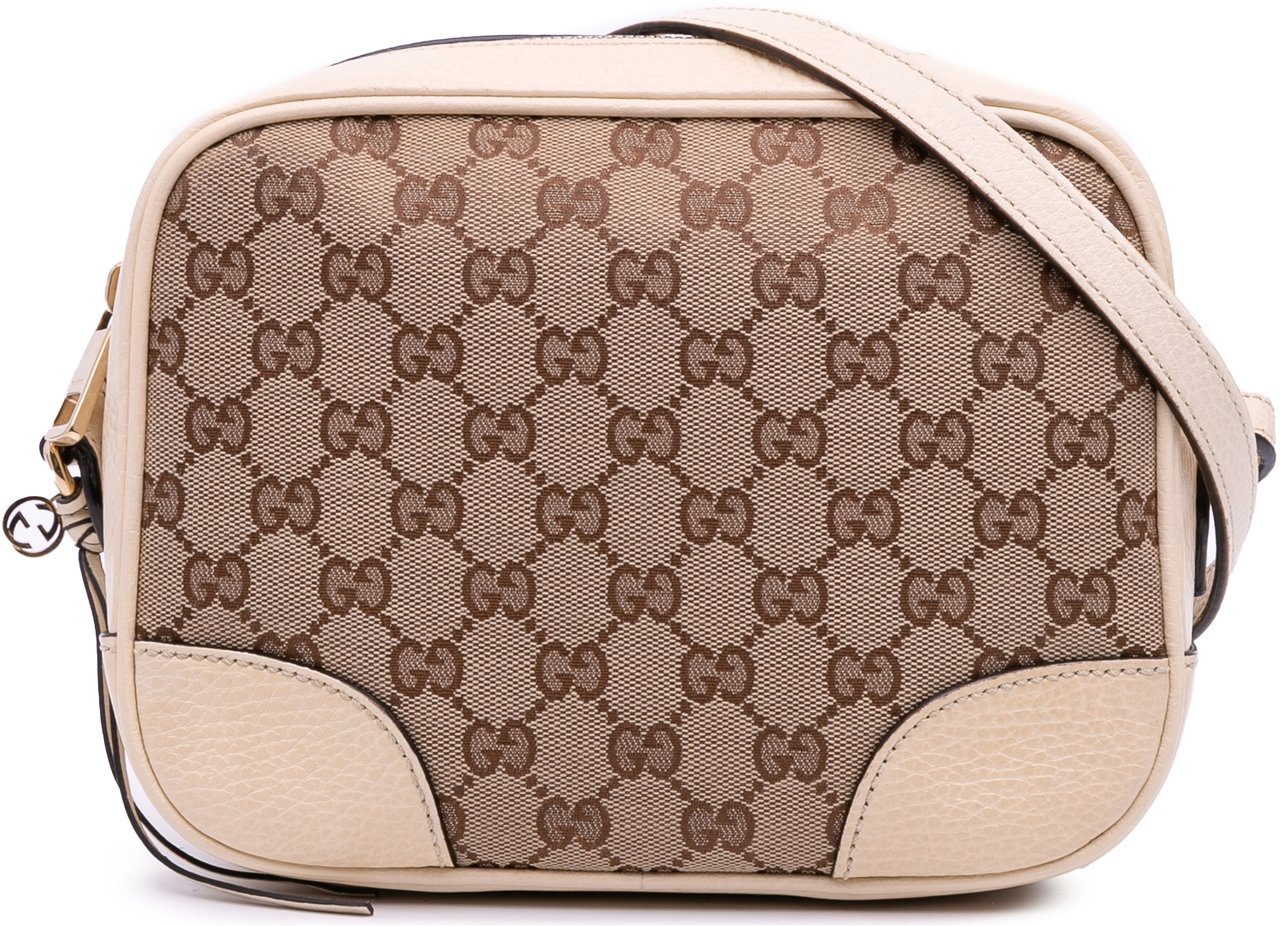 Gucci GG Canvas Bree Crossbody Bruin