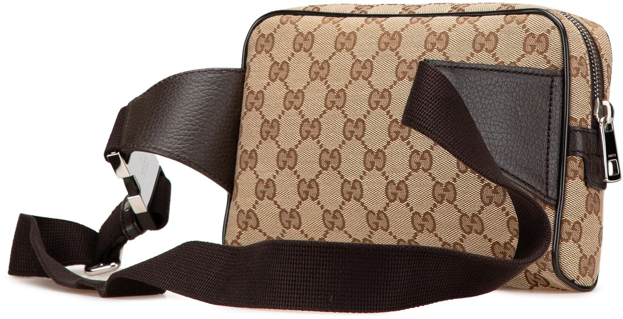 Gucci GG Canvas Belt Bag Bruin