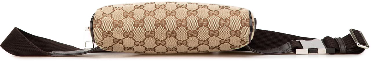 Gucci GG Canvas Belt Bag Bruin