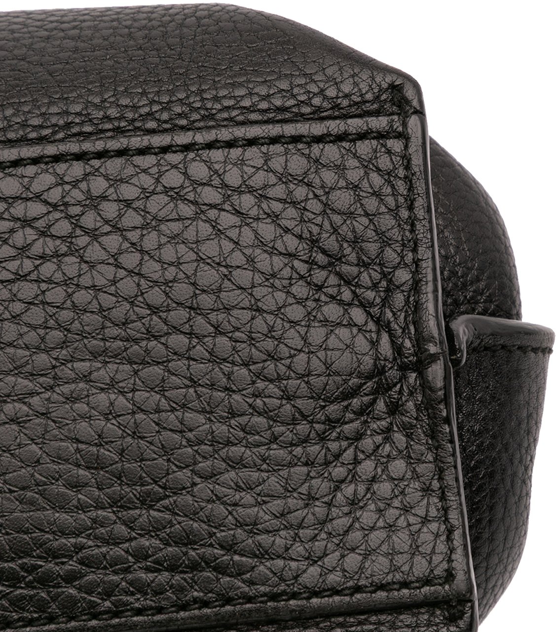 Gucci Small Leather Bamboo Daily Satchel Zwart
