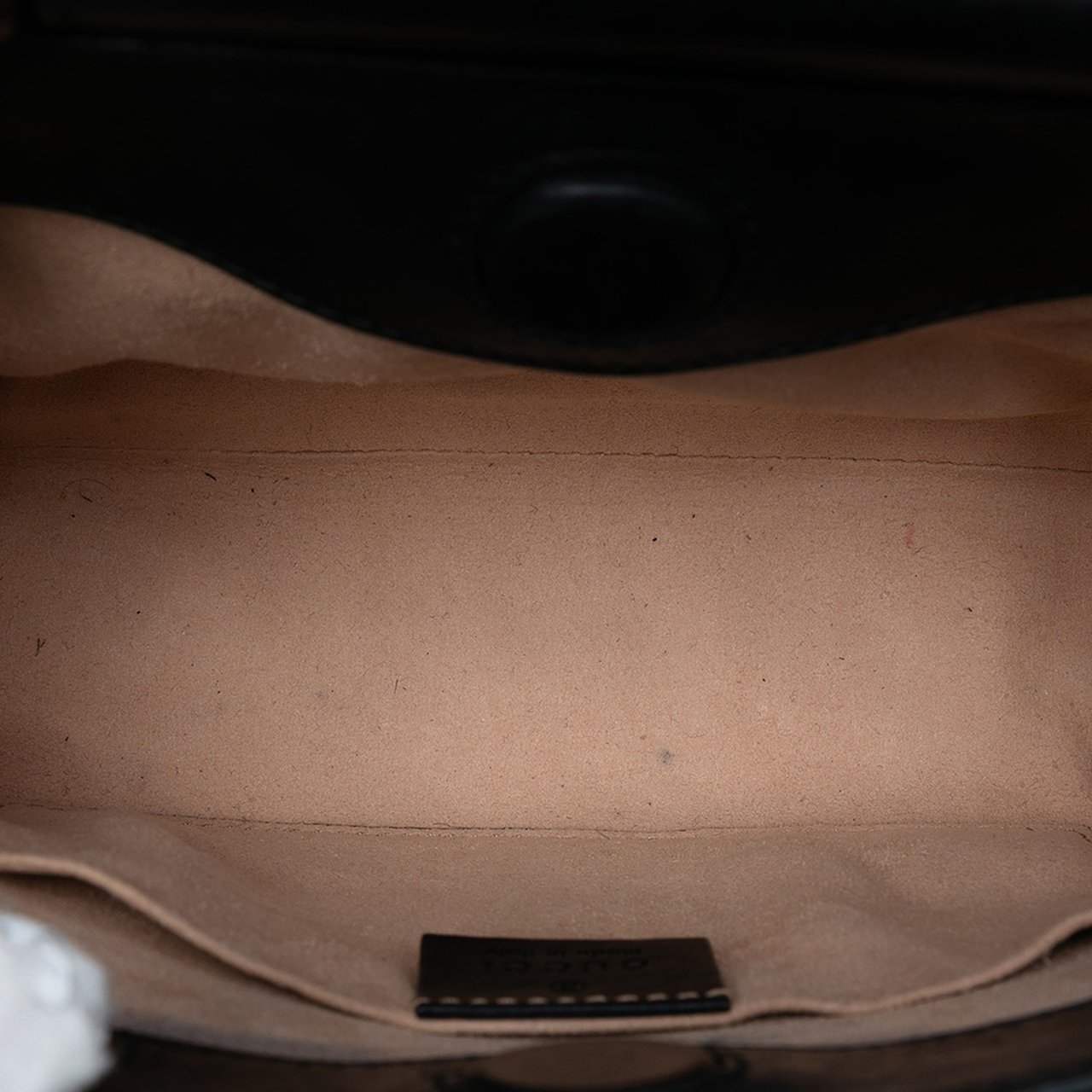 Gucci Mini Nappa Bamboo Nymphaea Top Handle Bag Zwart