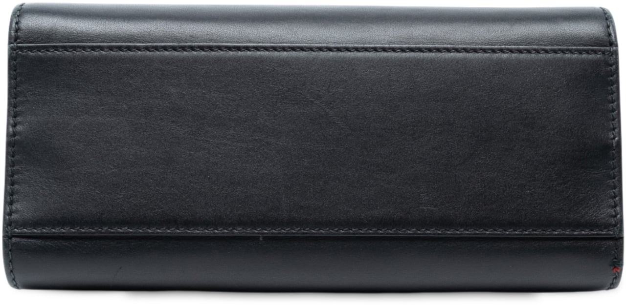 Gucci Mini Nappa Bamboo Nymphaea Top Handle Bag Zwart