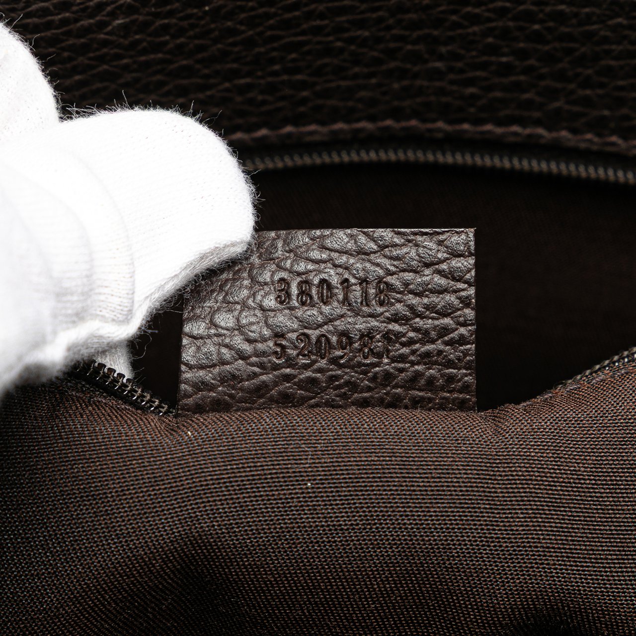 Gucci Large Leather Gifford Tote Bruin