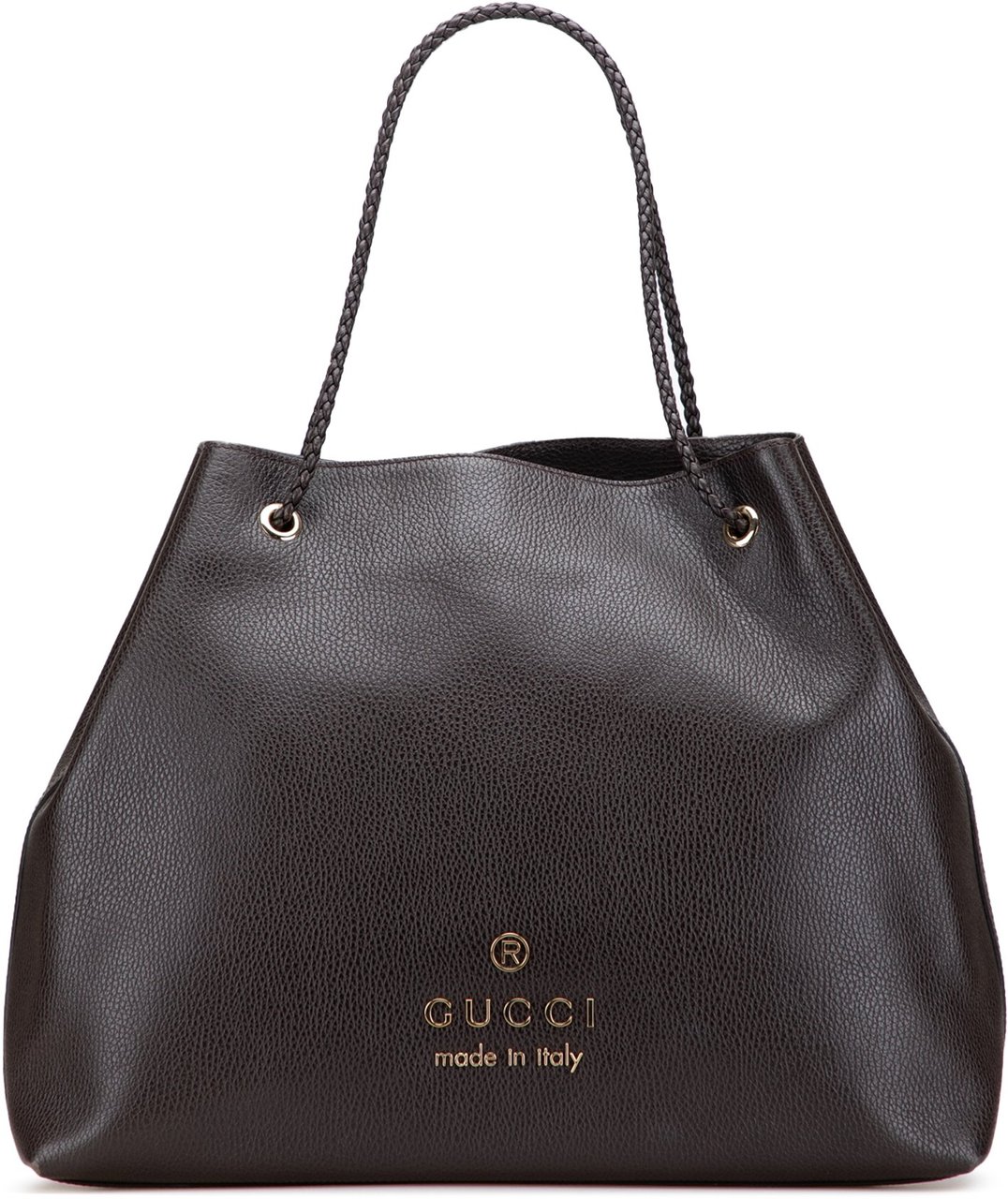 Gucci Large Leather Gifford Tote Bruin