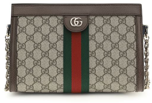 Gucci Gucci Brown Fabric Handbag Bruin