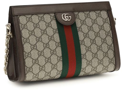 Gucci Gucci Brown Fabric Handbag Bruin