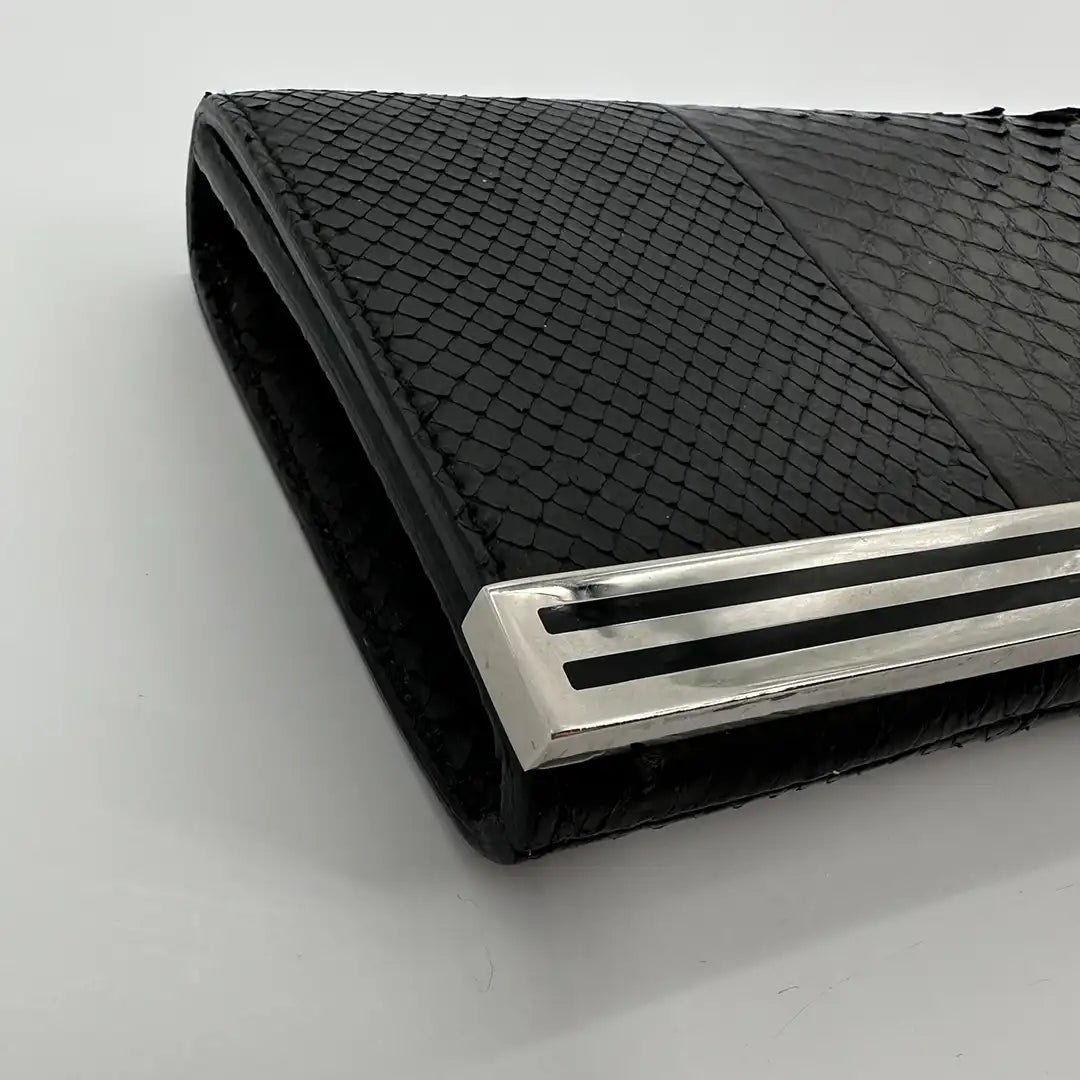 Gucci Gucci Clutch black snakeskin / very good Divers