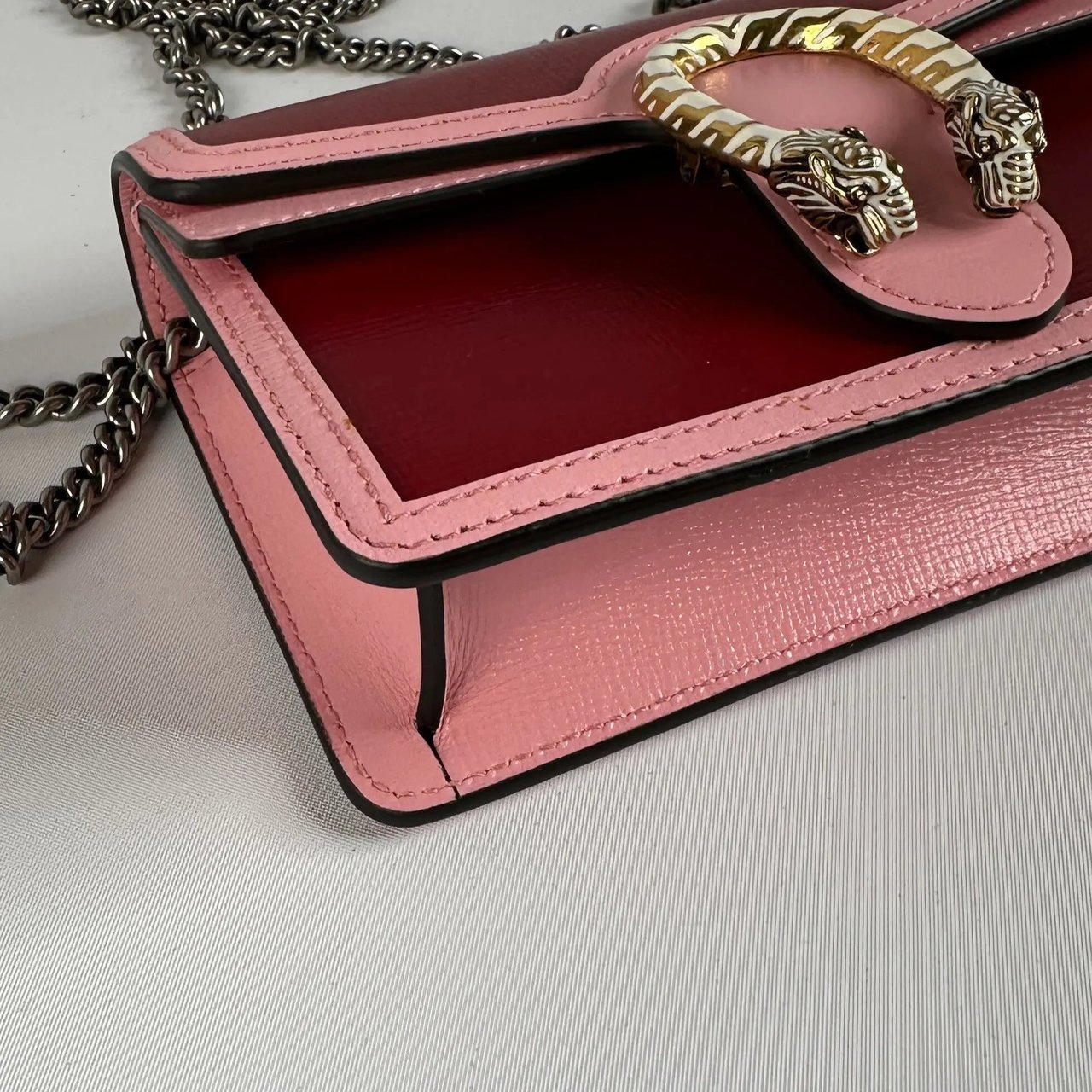 Gucci Gucci Dionysus Super Mini Multicolor Leather / very good Divers