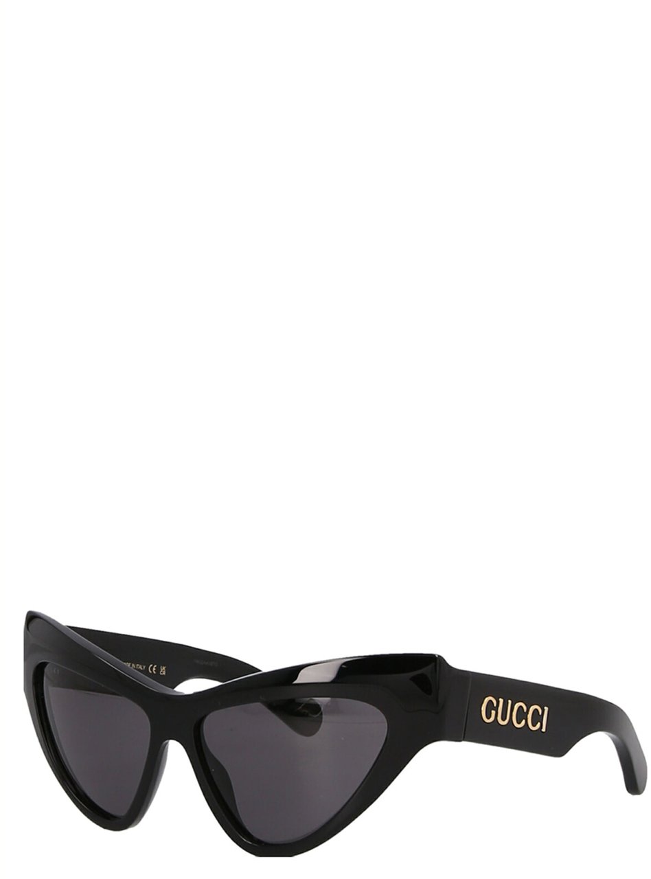 Gucci Black Acetate Sunglasses Zwart