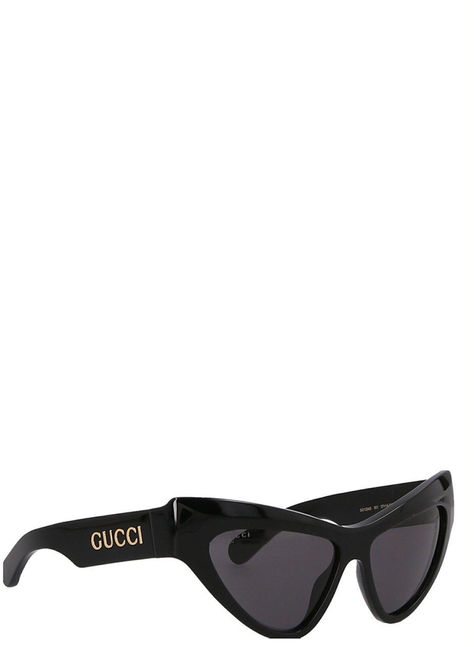 Gucci Black Acetate Sunglasses Zwart